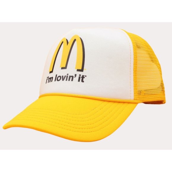 McDonalds Trucker Hat Mesh Cap Snapback Hat Adjustable  i'm lovin it - Picture 4 of 4